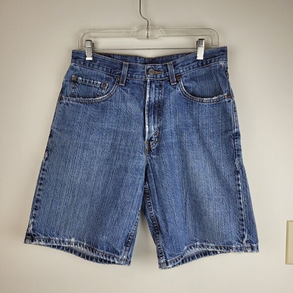 Levi's Pants - Levi's 550 Relaxed Long Shorts Women's 10 Denim Classic Mom High Waisted Vintage